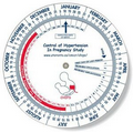 White Plastic Birth Date Finder Pregnancy Wheel Calculator 6" dia